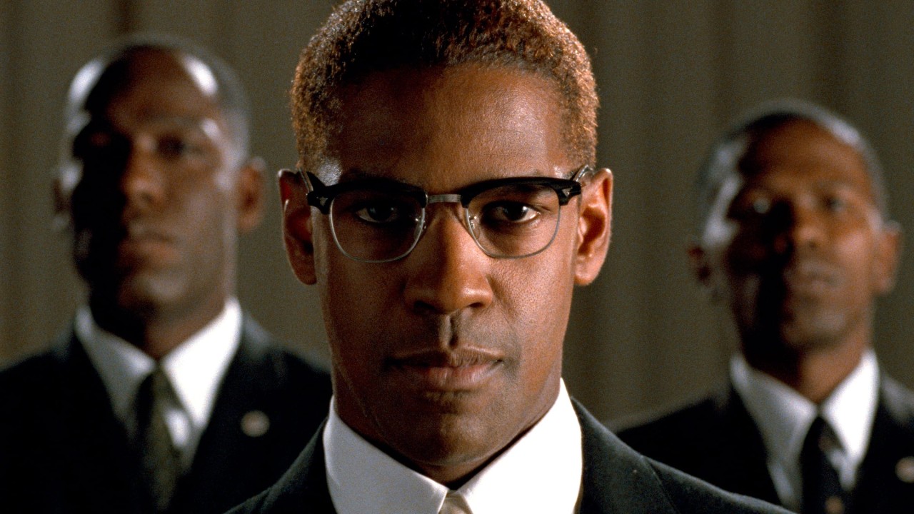 Кадр из фильма «Малкольм Икс» (Malcolm X, 1992, реж. Спайк Ли)